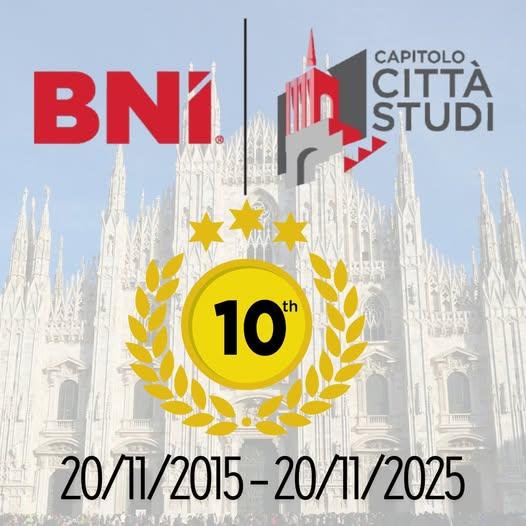BNI Citt&agrave; Studi: anniversario 10 anni!